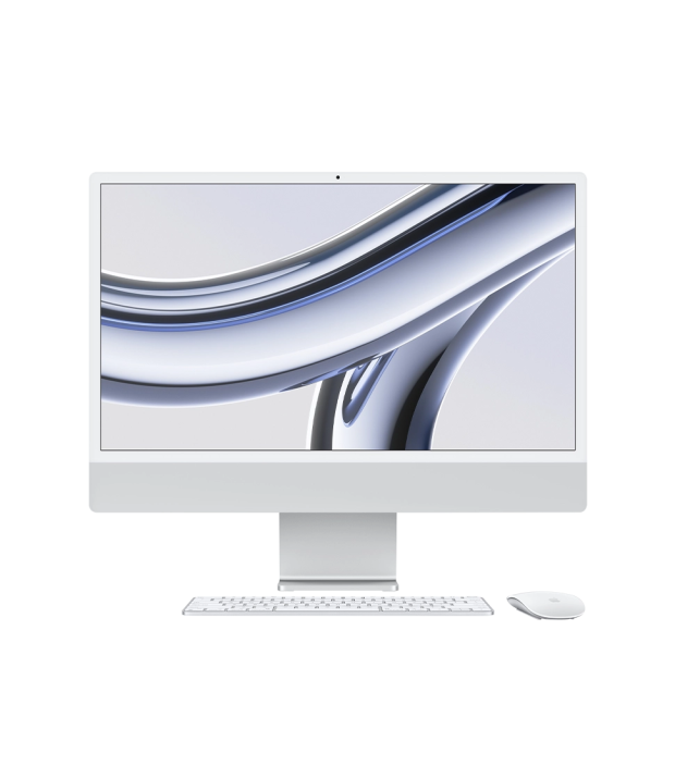 Apple iMac 24 M3 8/256GB Silver 2023 (MQRJ3)