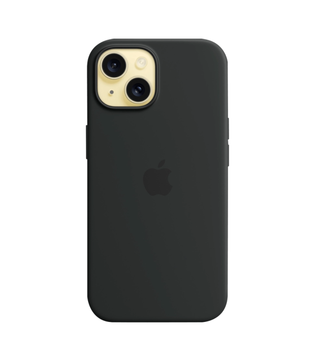 Чехол Apple Silicone Case with MagSafe (Black) для iPhone 15 (MT0J3)