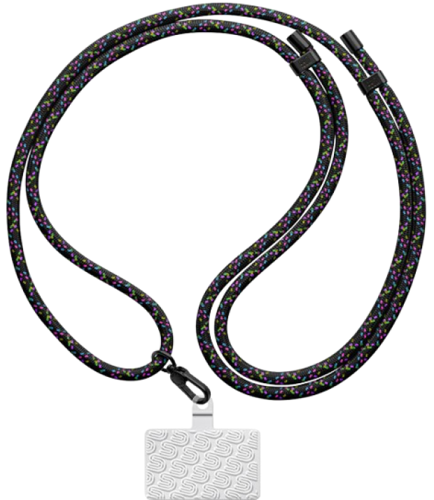 Ремешок для смартфона ArmorStandart Rope Black Royalty with Clear holder (ARM76093)