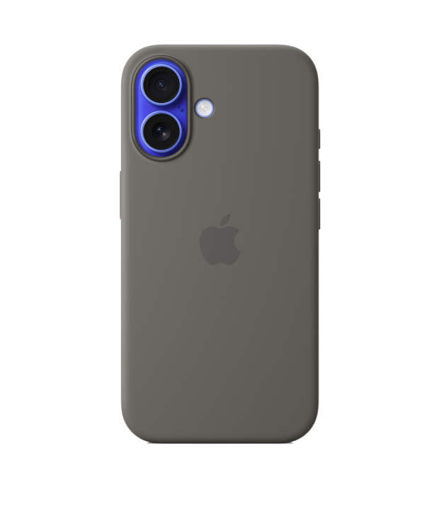Чехол Apple Silicone Case with MagSafe (Stone Gray) 1:1 для iPhone 16