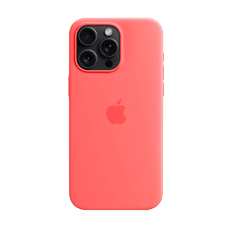 Чехол Apple Silicone Case with MagSafe (Guava) для iPhone 15 Pro Max (MT1V3)