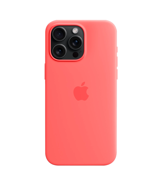 Чехол Apple Silicone Case with MagSafe (Guava) для iPhone 15 Pro Max (MT1V3)