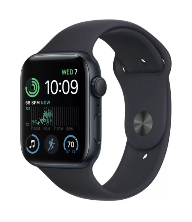Б/У Apple Watch SE 2 44mm Midnight Aluminum Case with Midnight Sport Band (MNK03/MNTG3)