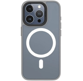Чохол Blueo Frosted Anti-Drop Case with MagSafe Grey для iPhone 15 Pro Max