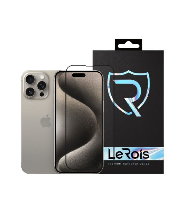 Гидрогелевая пленка LeRois для iPhone 15 Pro 3D [+ Matte Back Film] (Black)