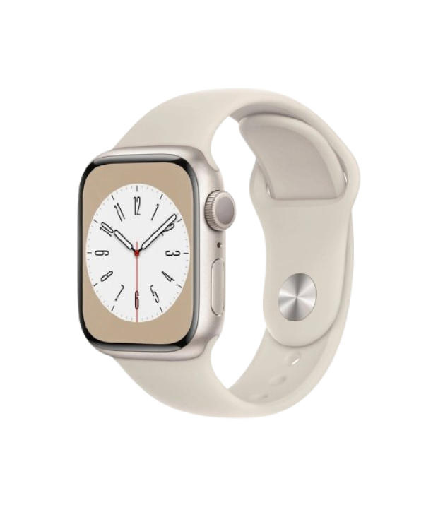Б/У Apple Watch Series 8 41mm Starlight Aluminum Case w. Starlight S. Band (MNP63, MNU93)