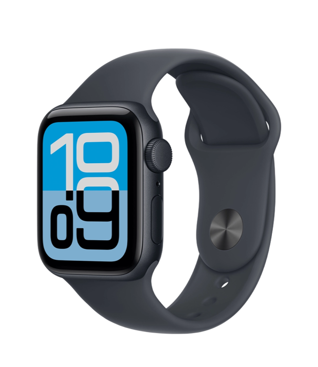 Apple Watch SE 3 GPS + Cellular 44mm Midnight Aluminum Case with Midnight Sport Band - S/M (MEPH4)