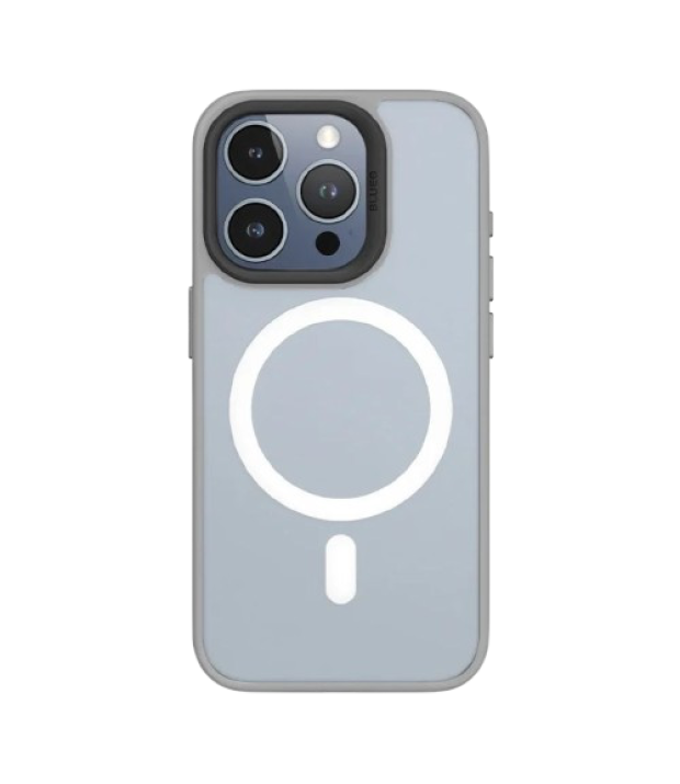 Чехол Blueo Frosted Anti-Drop Case with MagSafe Grey для iPhone 16 Pro Max