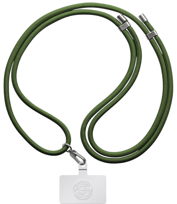Ремешок для смартфона ArmorStandart Rope Titanium Fern with Clear holder (ARM76102)