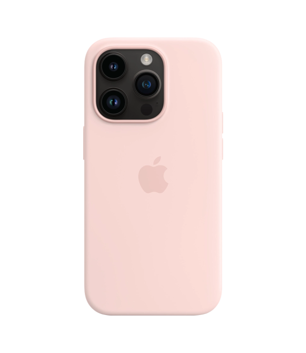 Чехол Apple Silicone Case Chalk Pink for iPhone 14 Pro