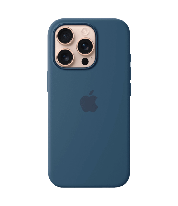 Чехол Apple Silicone Case with MagSafe (Denim)_copy_ для iPhone 16 Pro MYYK3