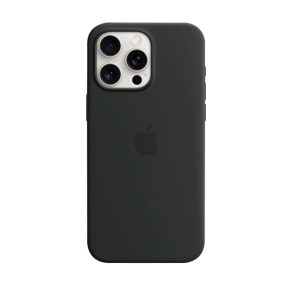 Чохол Silicone Case for iPhone 15 Pro Max with MagSafe Black