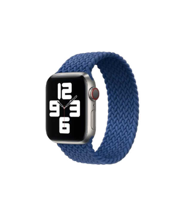 Ремінець Braided Solo Loop Atlantic Blue Size 5 for Apple Watch 38/40mm (MY702)
