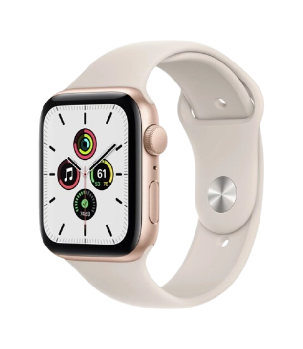 Б/У Apple Watch SE GPS 40mm Gold Aluminum Case with Starlight Sport Band (MKQ03)